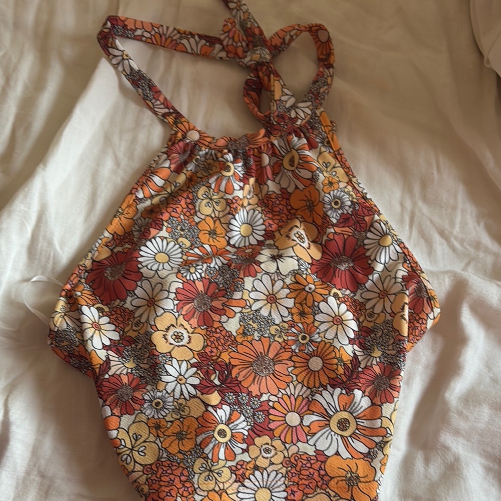 Floral Halter Top